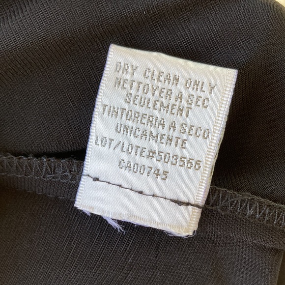 DAVID’S BRIDAL | Women’s Black With White Beaded Spaghetti Strap Formal Dress - Picture 6 of 8